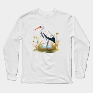 Stork Long Sleeve T-Shirt